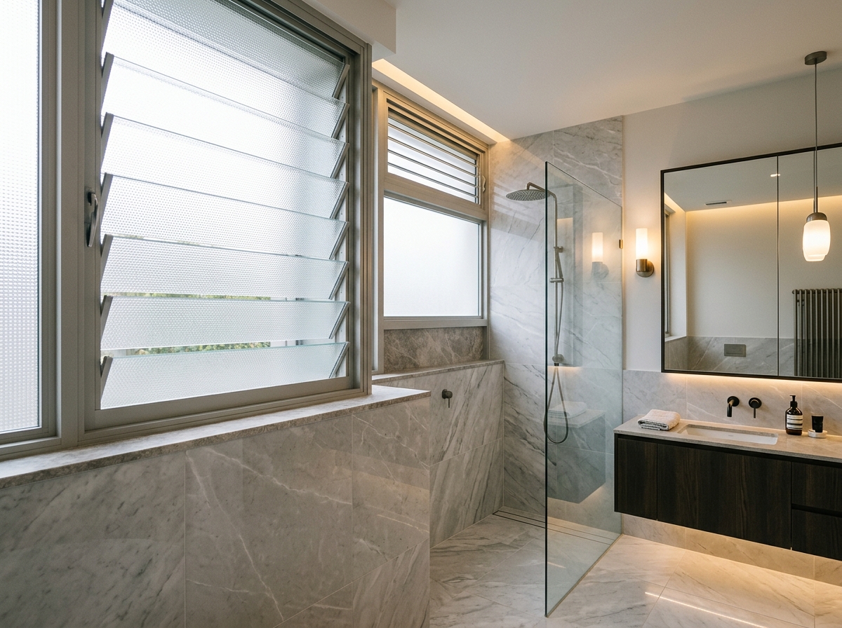 Aluminium Bathroom Windows